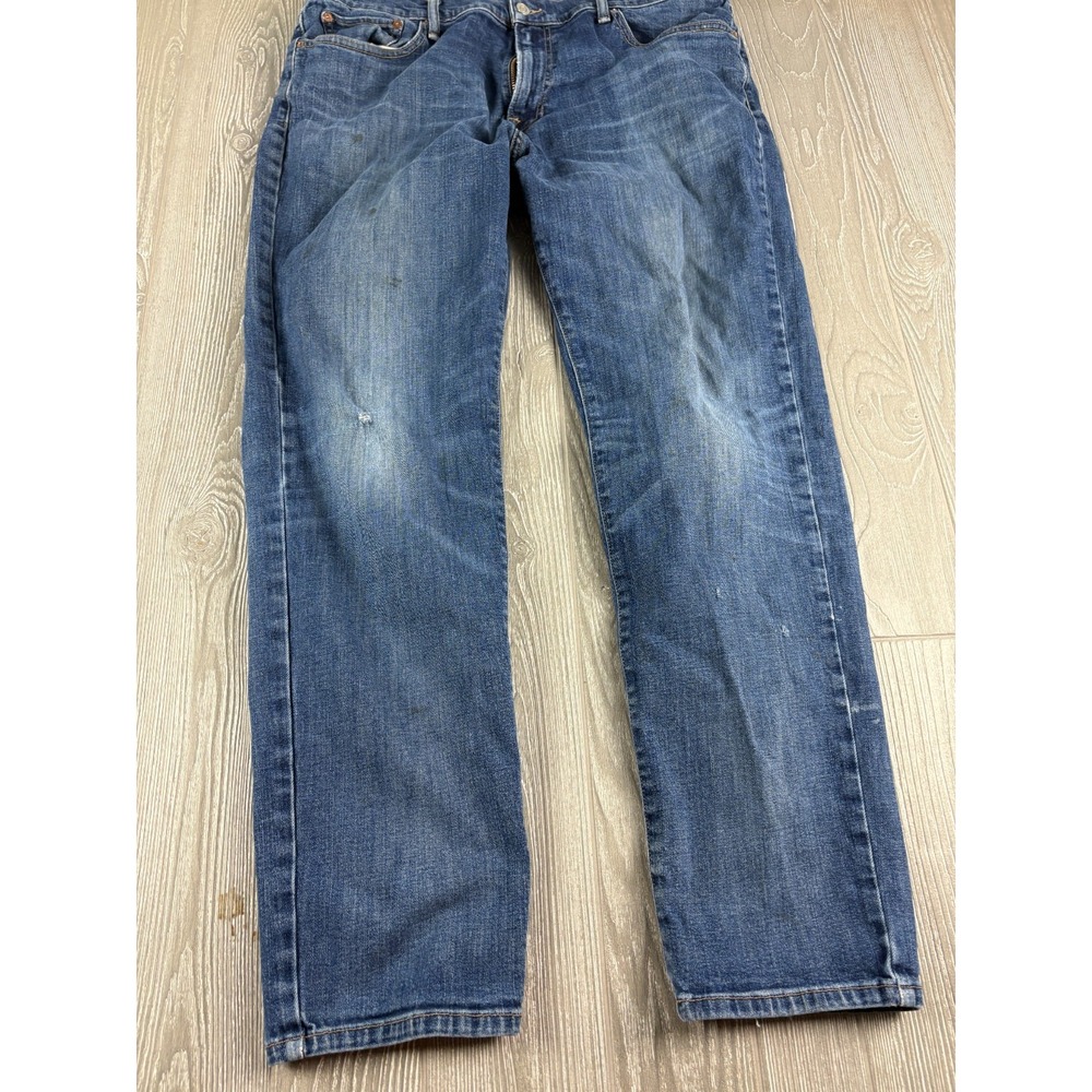 Lucky Brand Straight Mens Jeans 38x32 Blue Medium Wash Denim W401